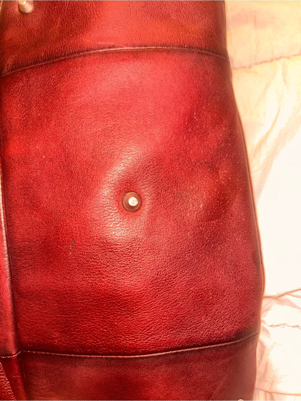 We The Free Emerson Tote in Red Rock/ red/ burgundy - Picture 12 of 13